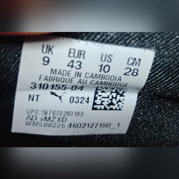 Puma Softride Carson Fresh Black Red Men Road Running Jogging Shoes 310155-04 - Picture 6 of 14